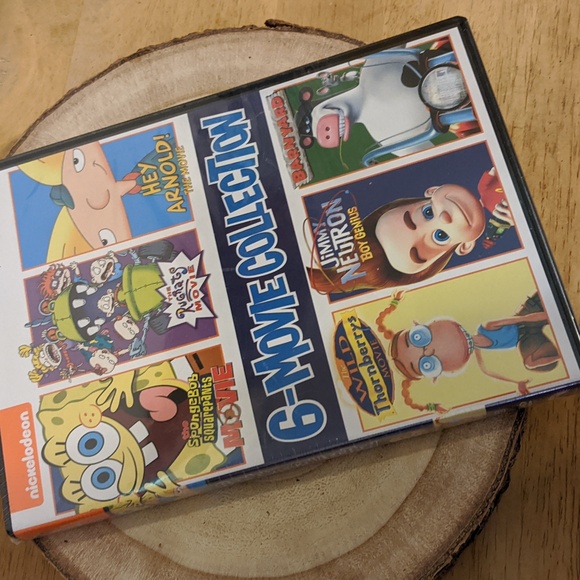 New & Sealed Nickelodeon DVD 6 Movie Collection Sponge Bob Rugrats Neutron - Picture 1 of 6